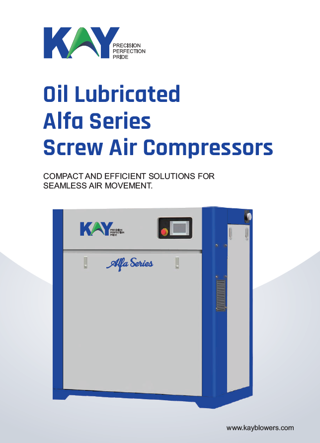 Oil Lubricated Alfa Screw Air Compressors